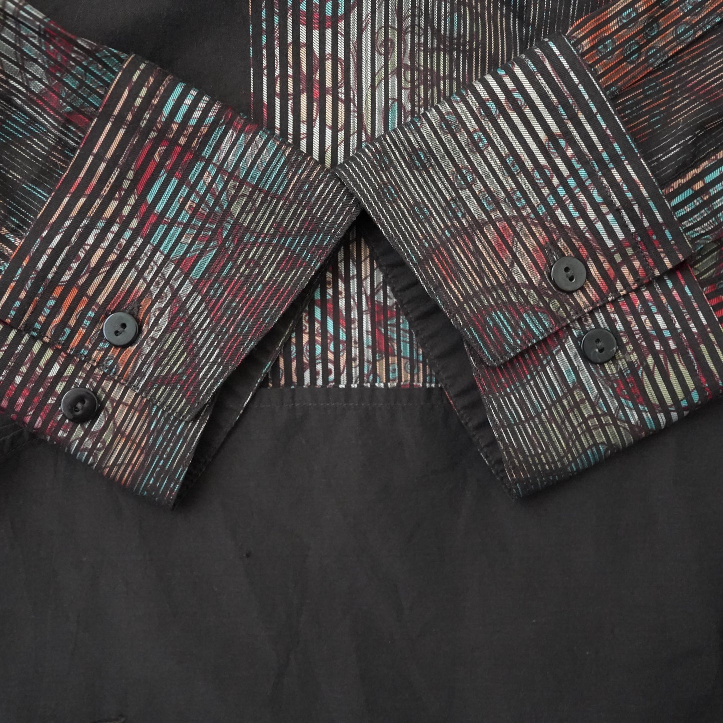 single stitch paisley shirt