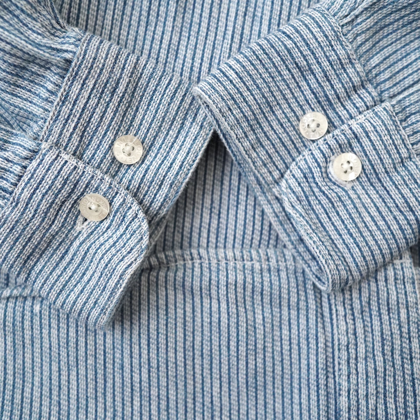 WARNER BROWS stripe long shirt