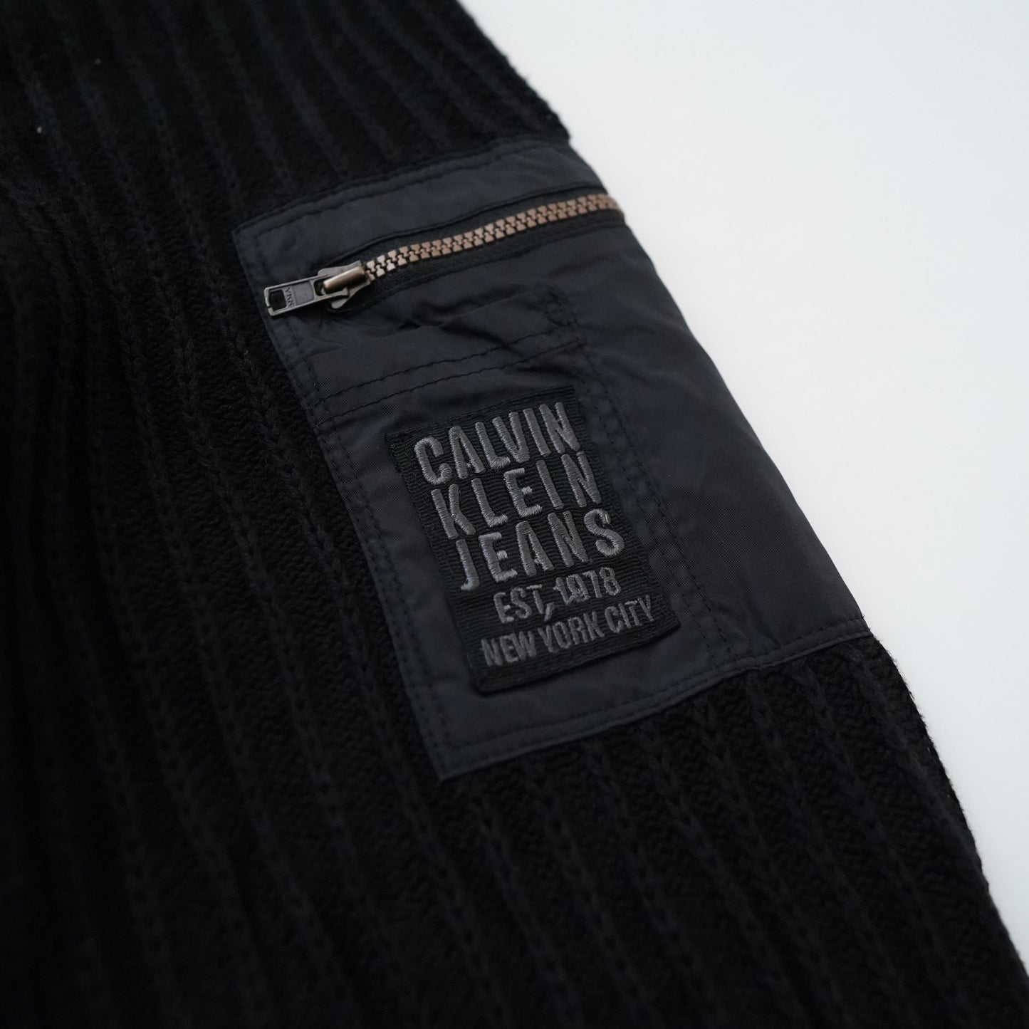 Calvin Klein Jeans hooded switching jacket