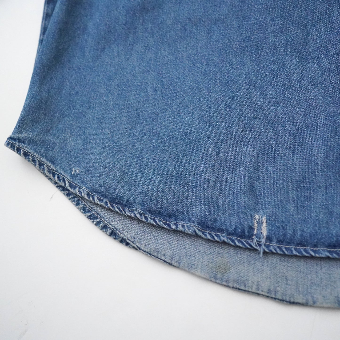 90s Levi's no collar denim shirts