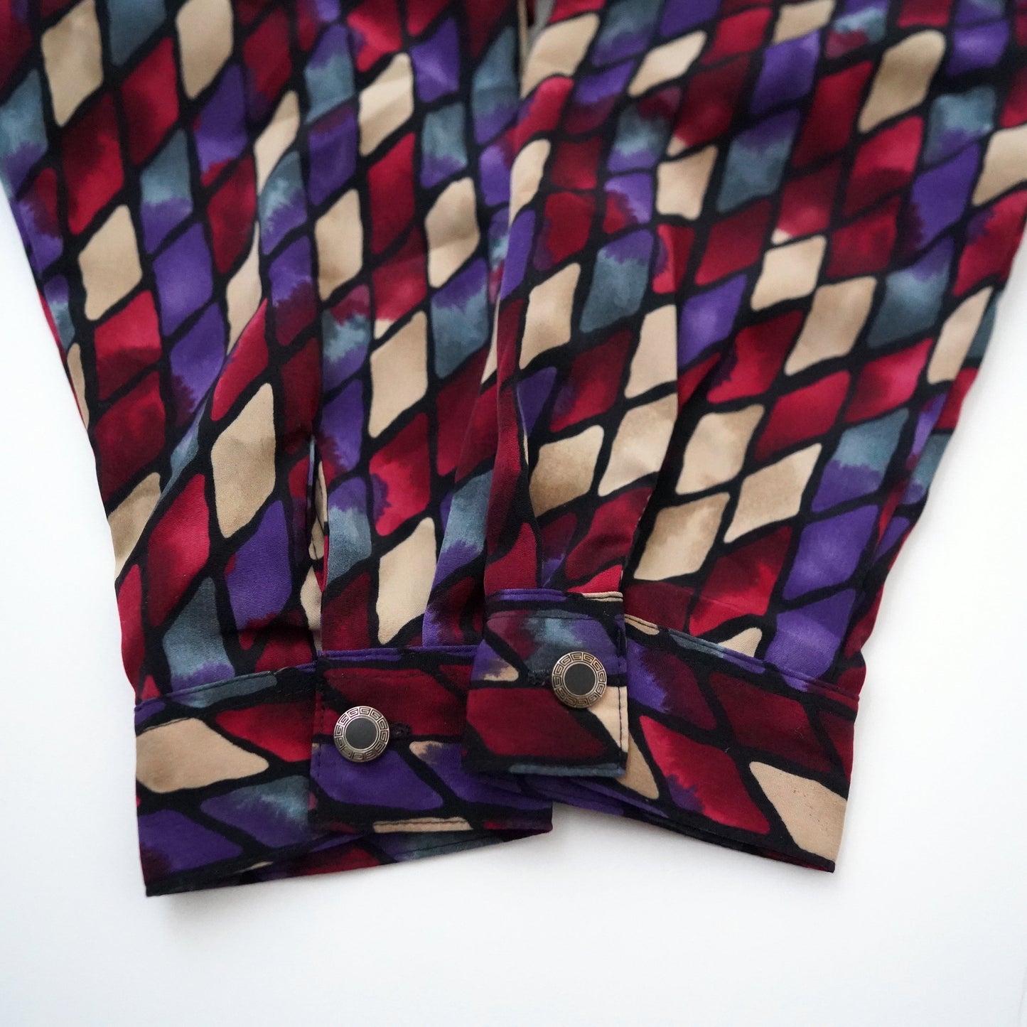 90s patterned shirt
