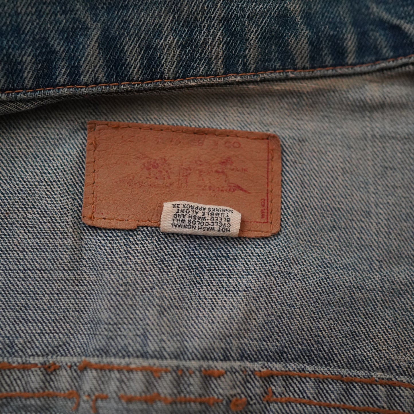 70s Levi's graffiti denim jacket