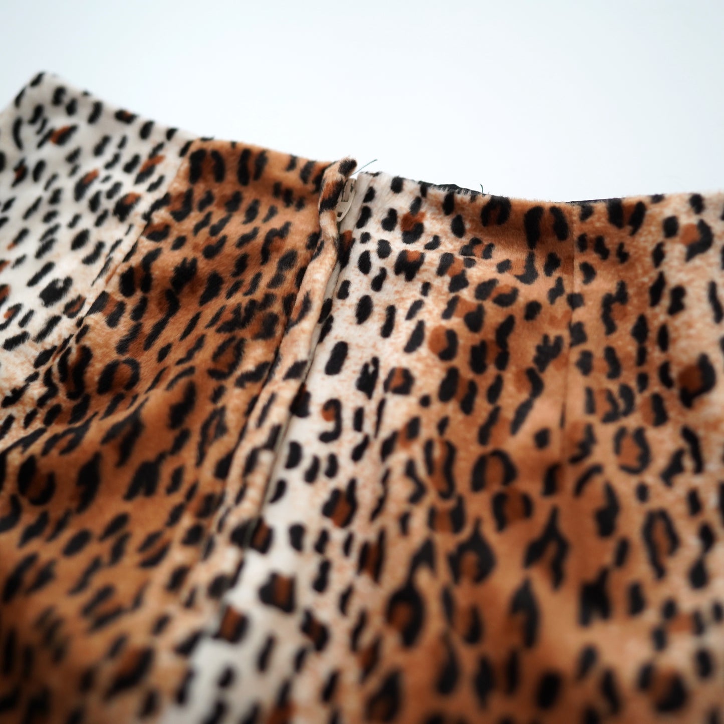 leopard mini skirt