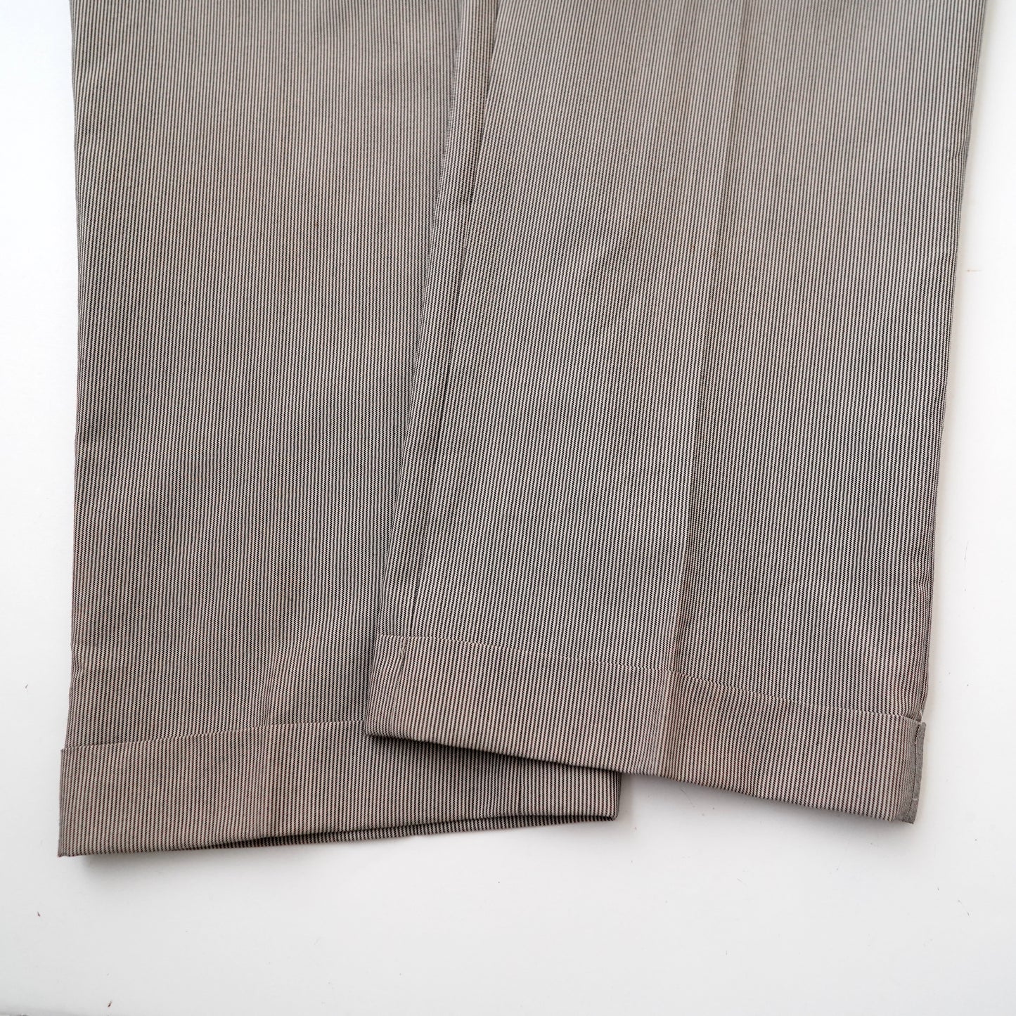 RALPH LAUREN stripe two tuck long pants