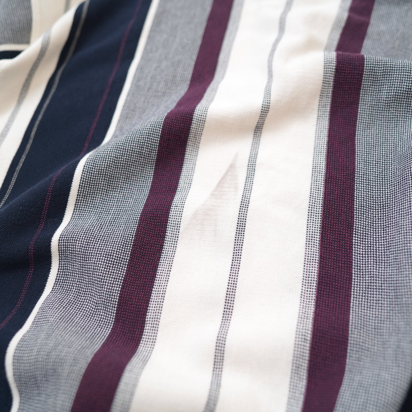 stripe polo shirt