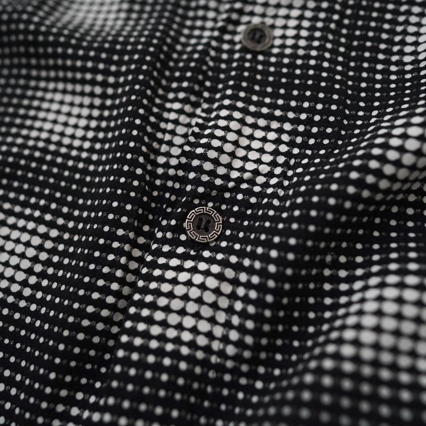 polka dot design shirt