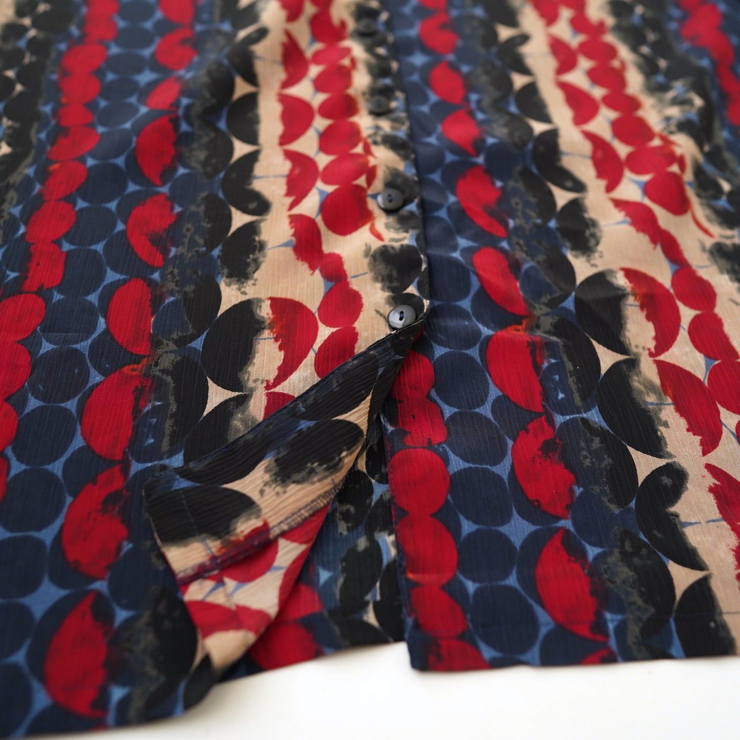 80s botton down design shirt