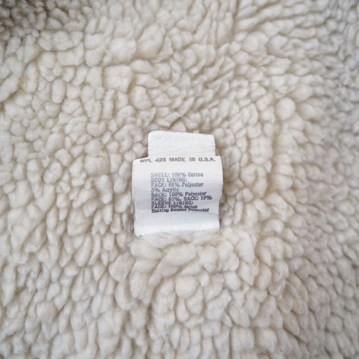 80s Levi's USA boa denim jacket