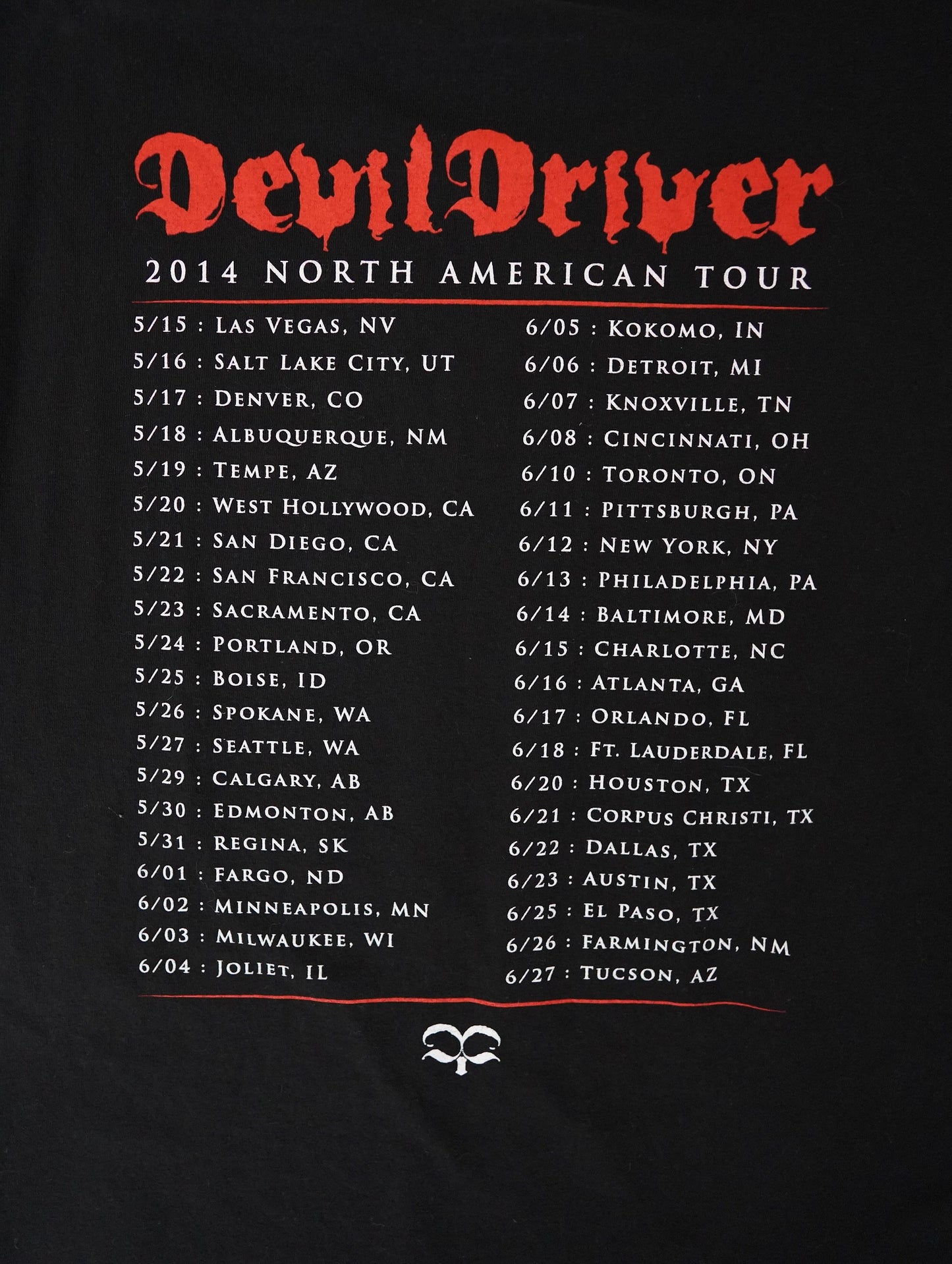 Devil Driver tee