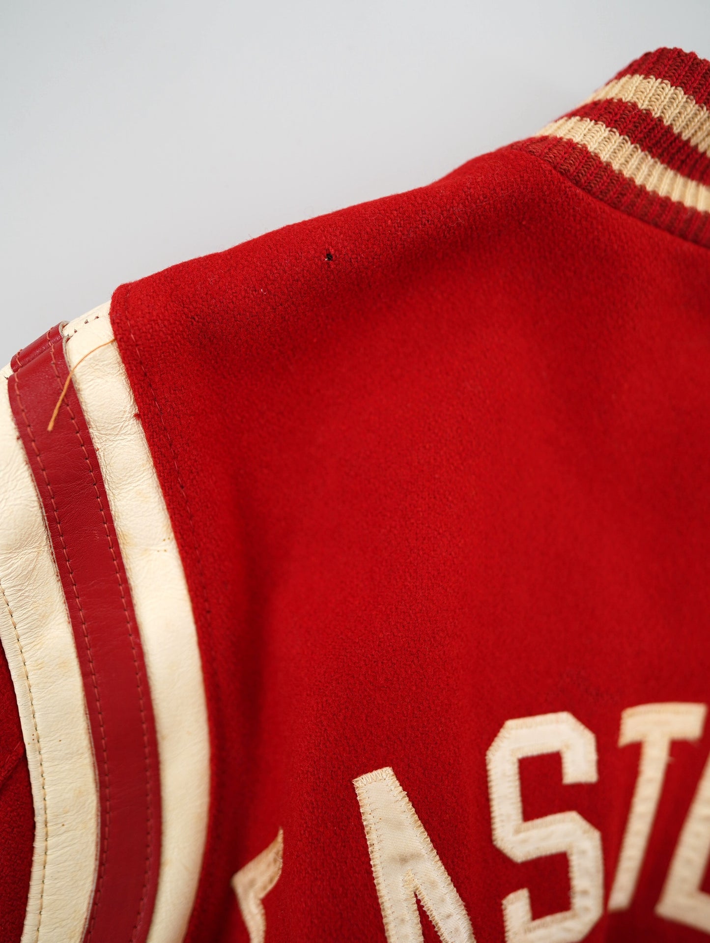 70s-80s DeLONG wool stadium jacket