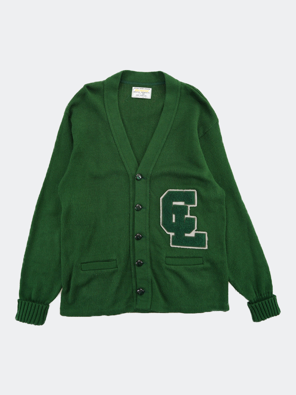 70s knit Leterd cardigan – NEVERKNOWS