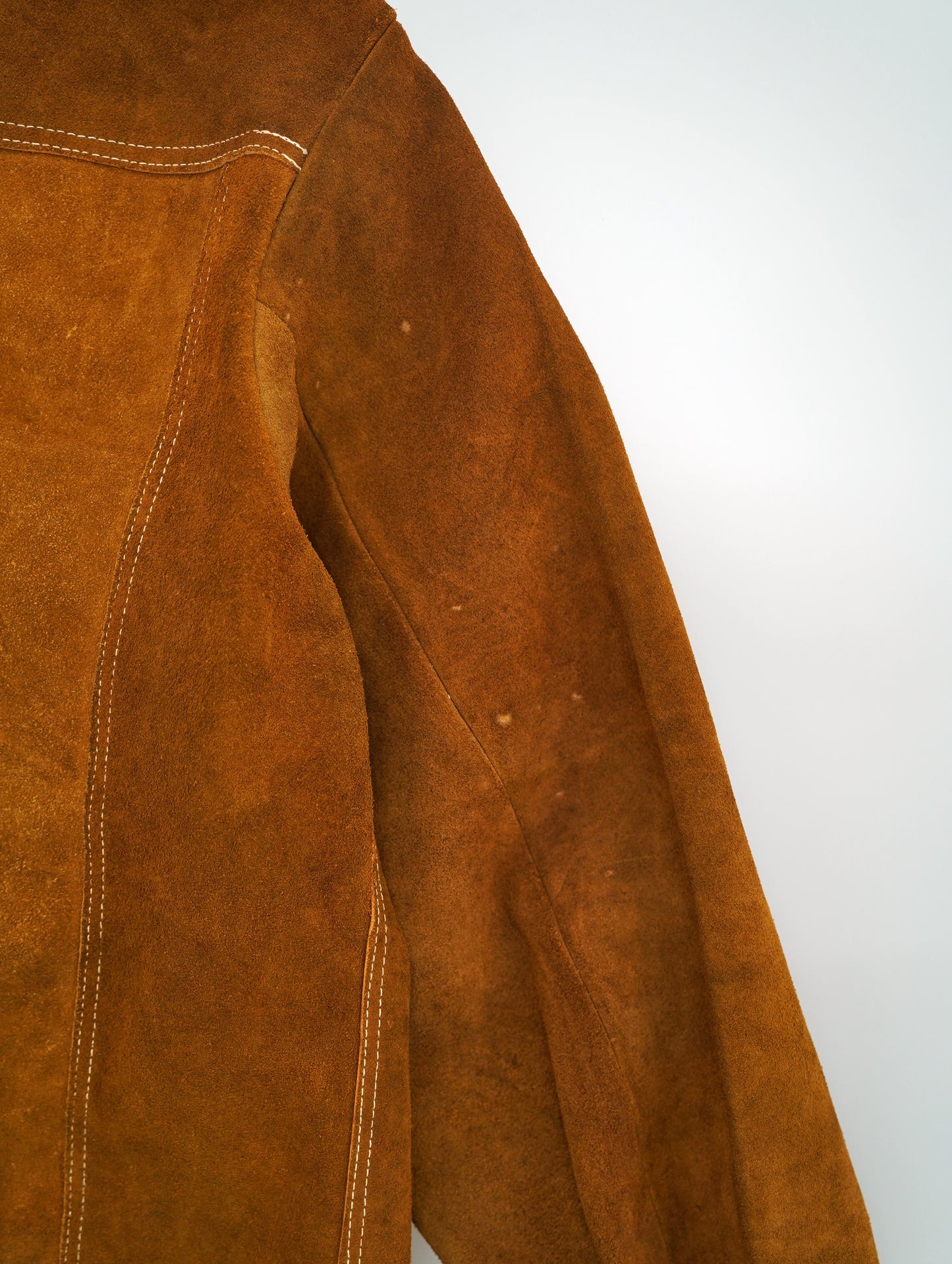 60s-70s suede leather jacket