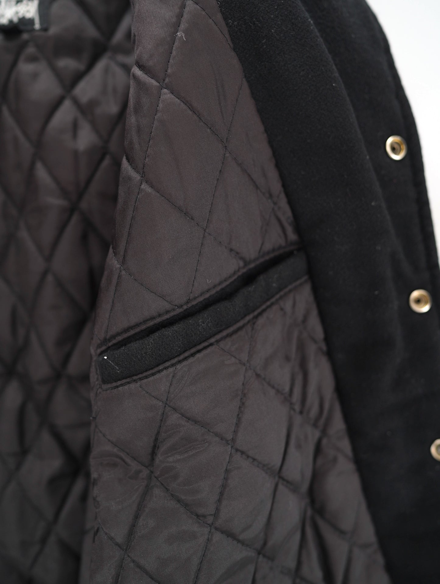 90s stussy BIG4 stadium jacket