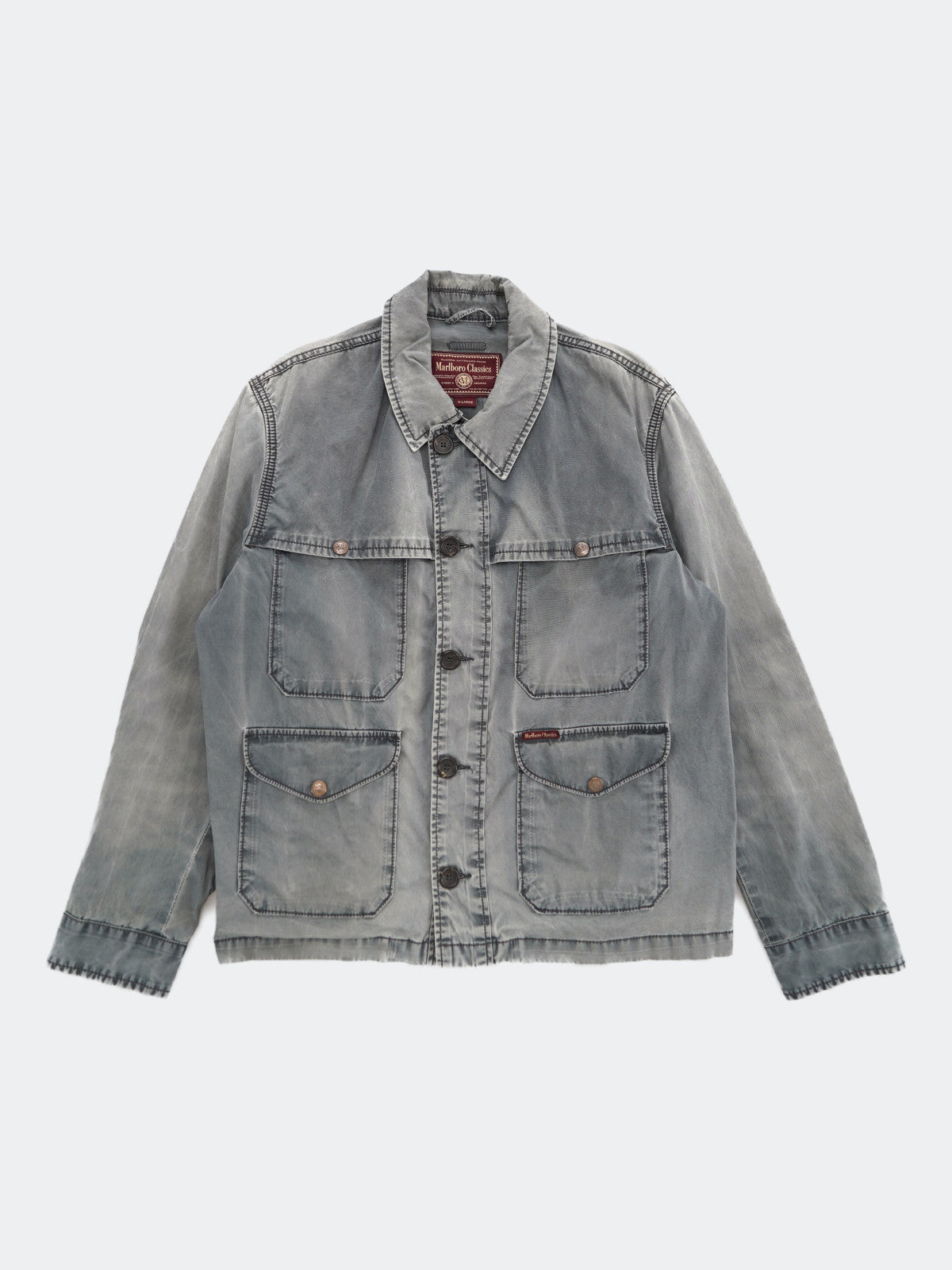 90s Marlboro denim jacket – NEVERKNOWS