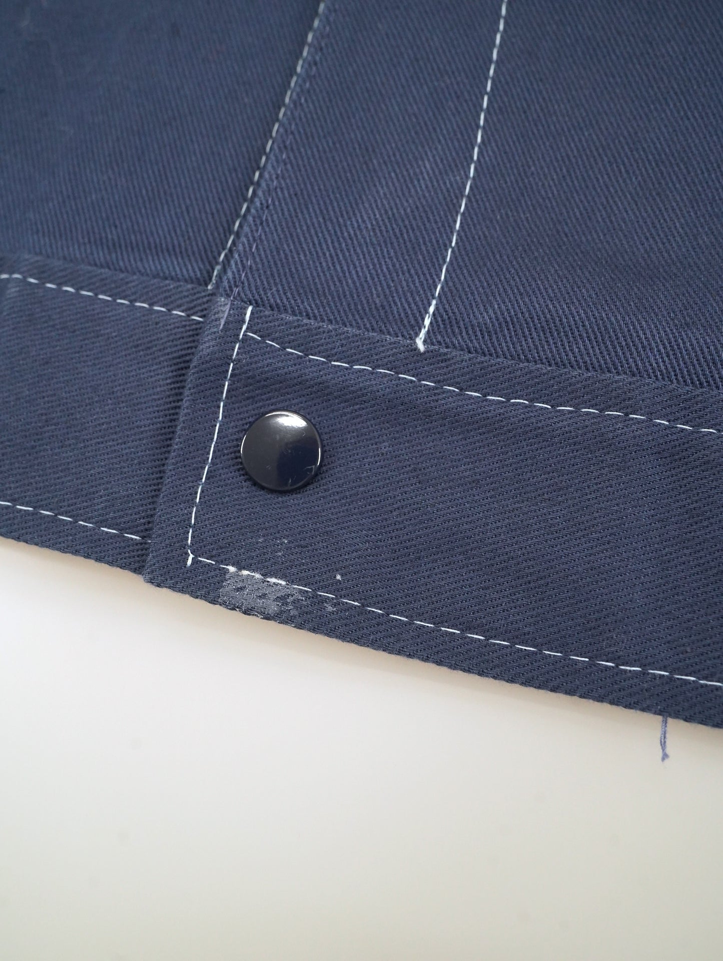 contrast stitch jacket