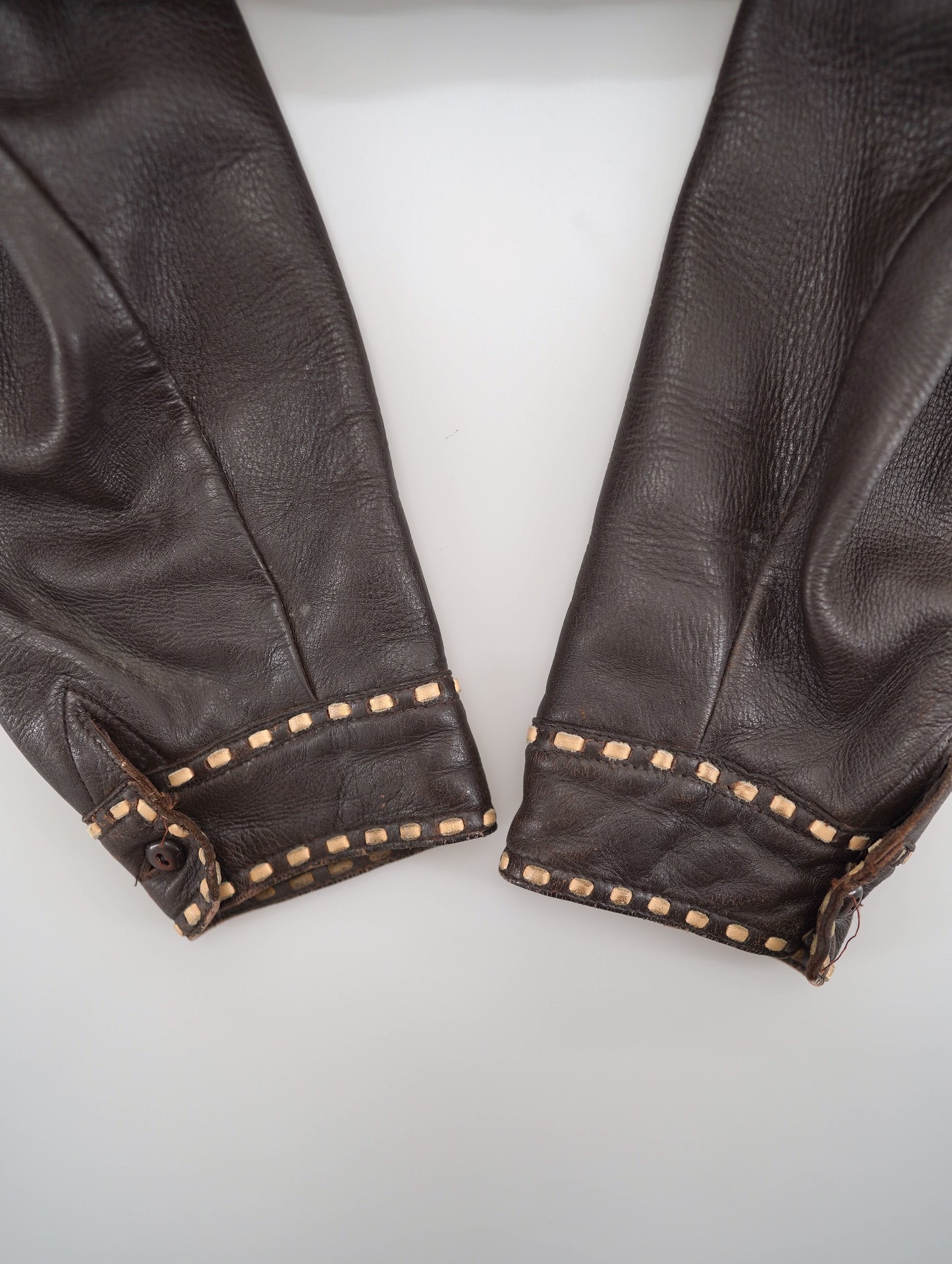 60s US western leather jacket