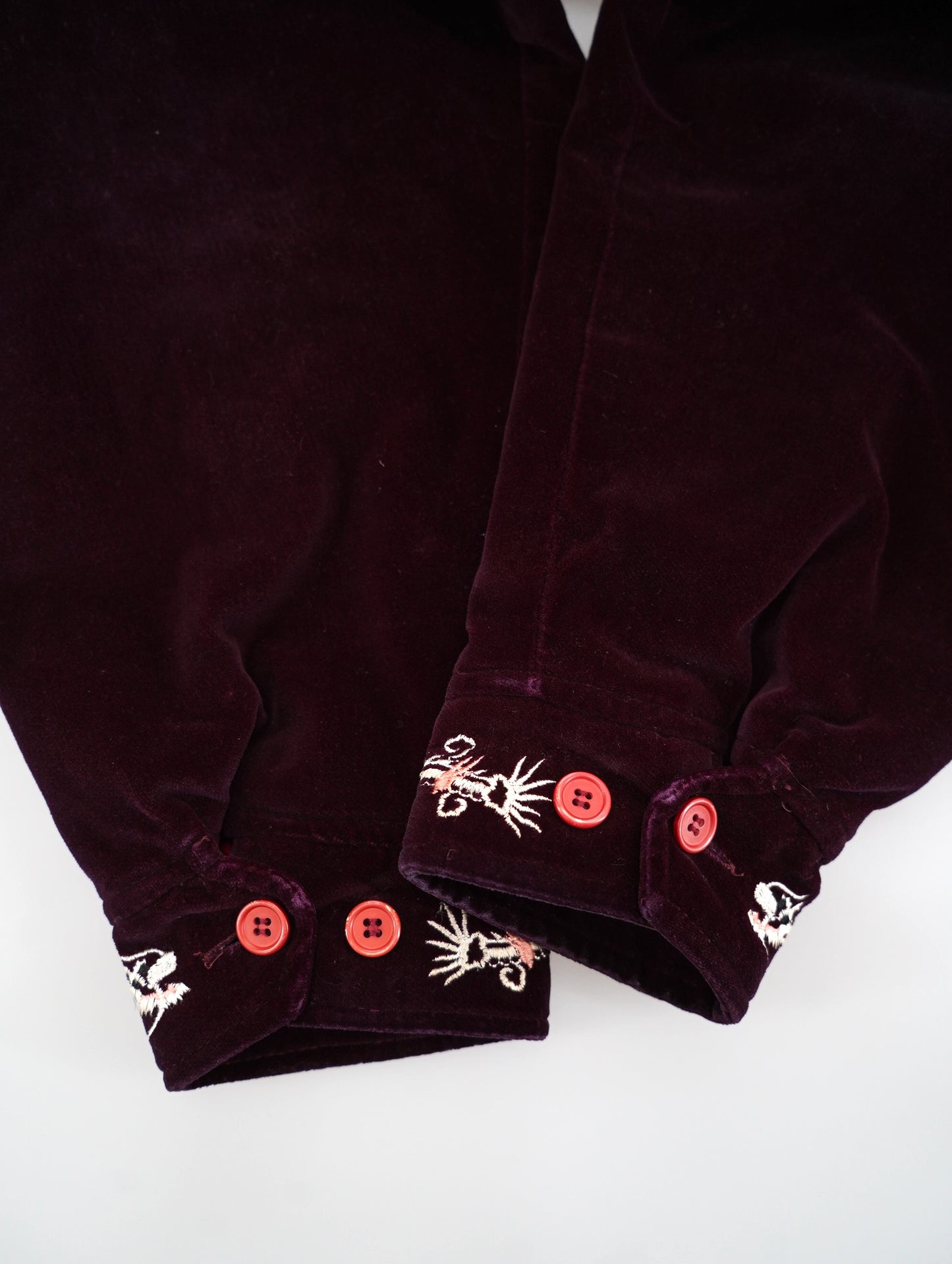 80s velveteen sukajan