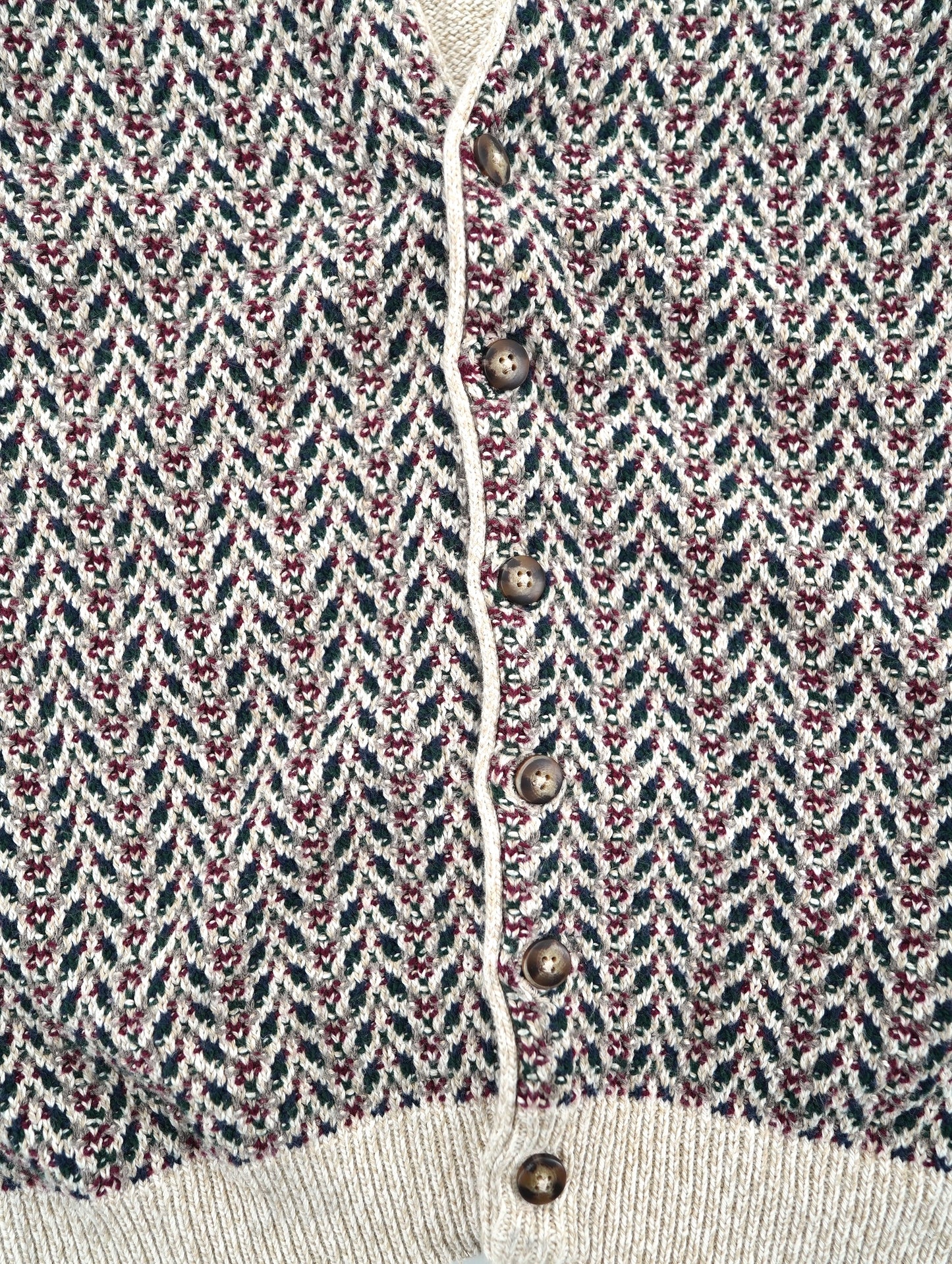 90s herringbone knit vest