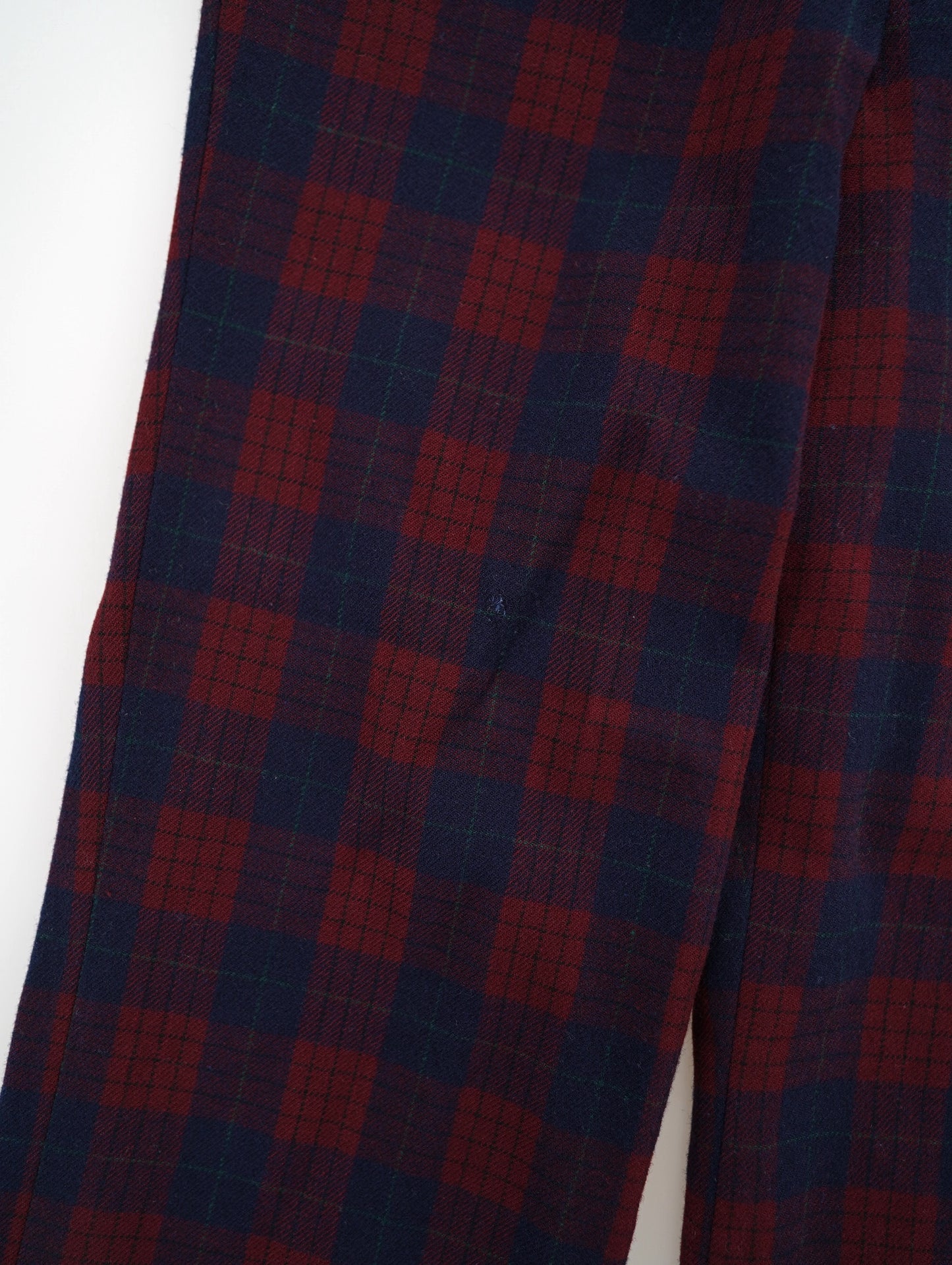 80s PENDLETON check wool pants