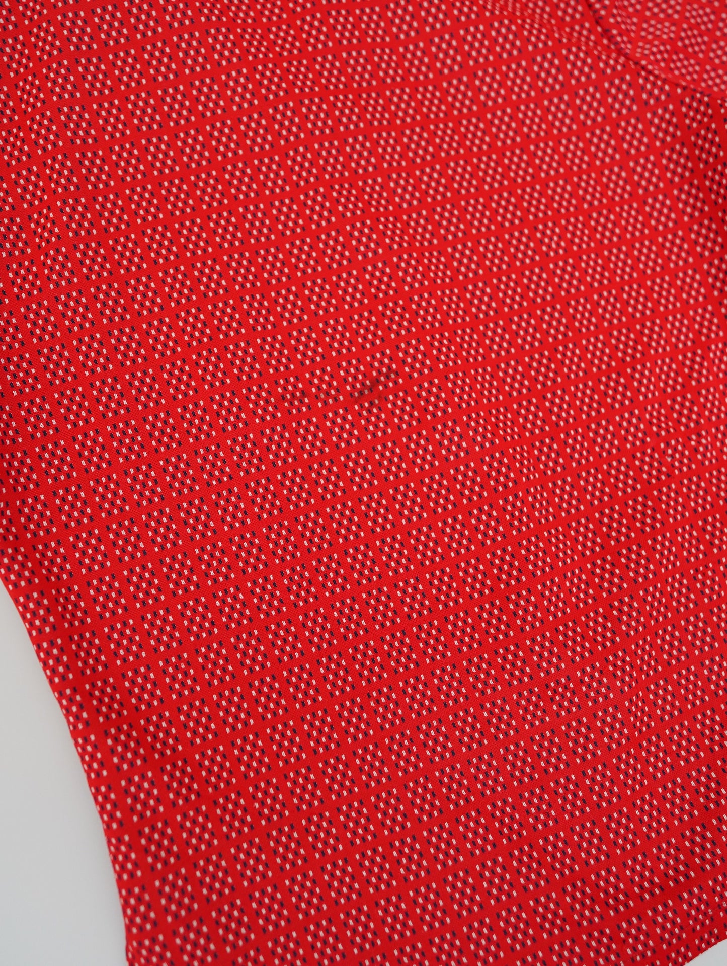 open collar pattern shirt