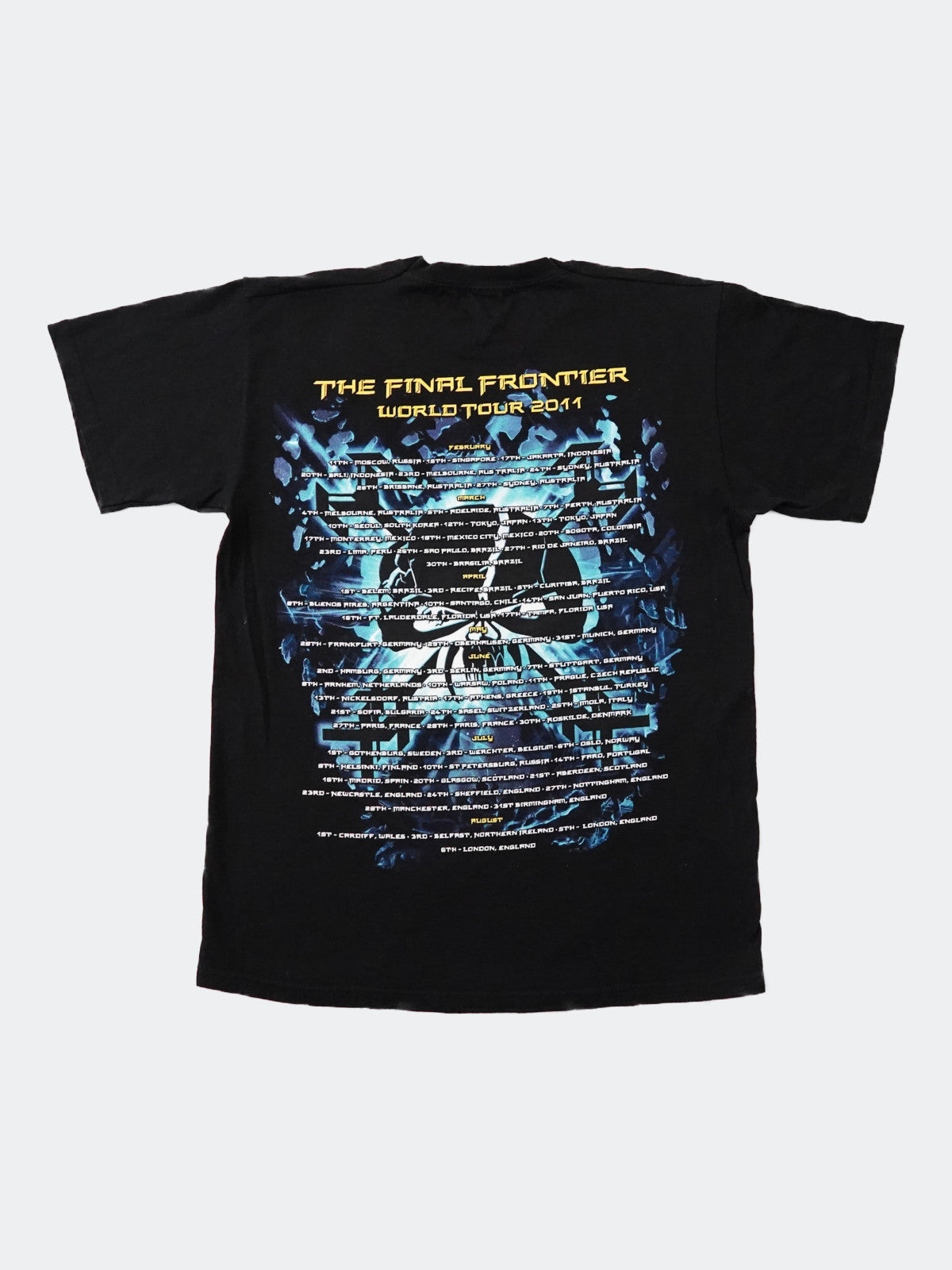 IRON MAIDEN TOUR2011 tee