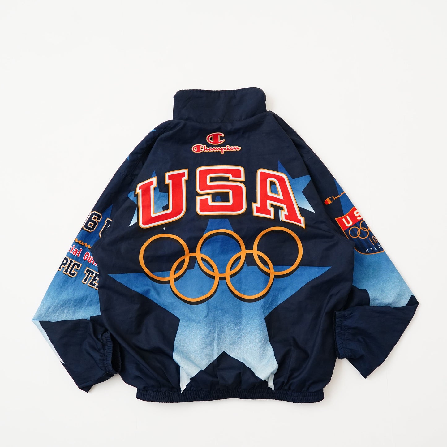 90s Champion Olympic polyester jacket