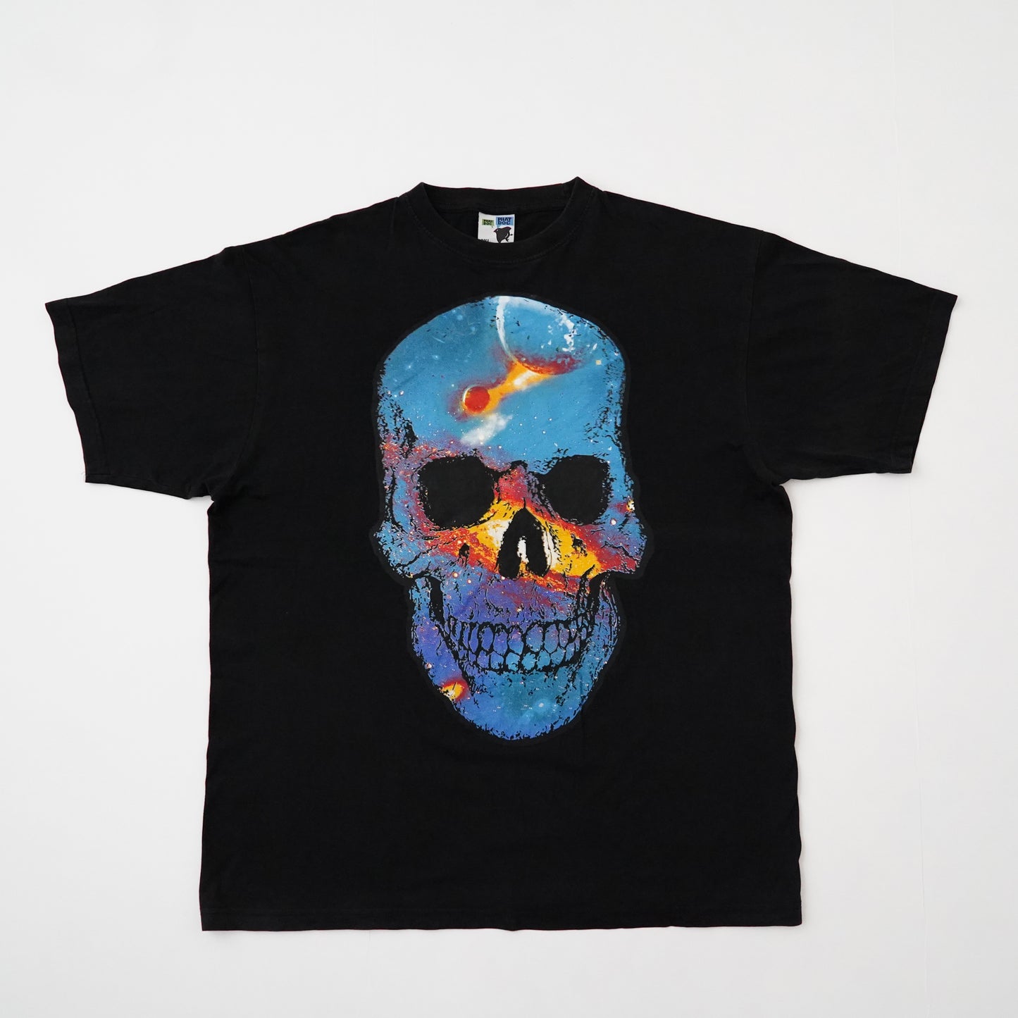 blue skull tee