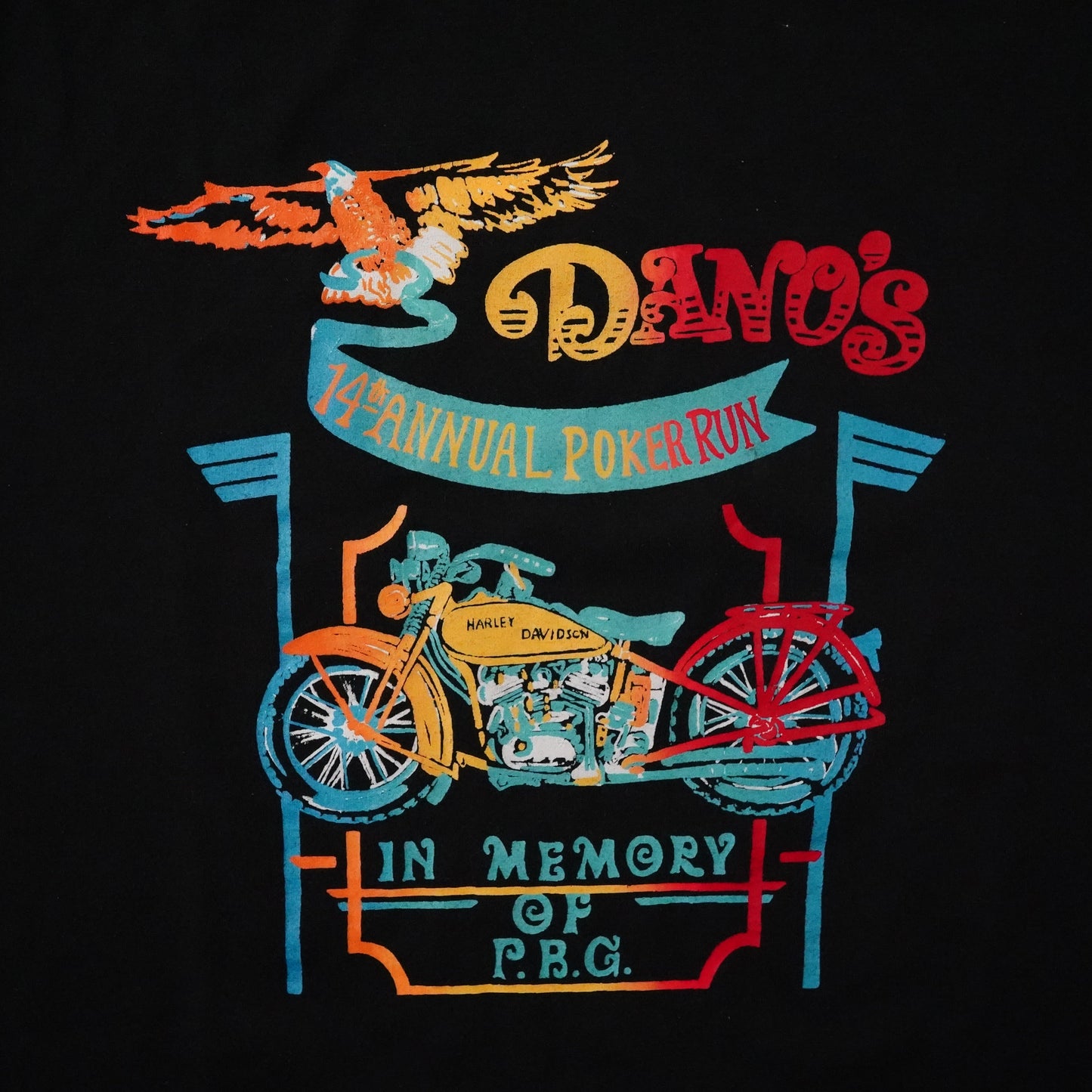 90s DANO'S Harley Davidson tee