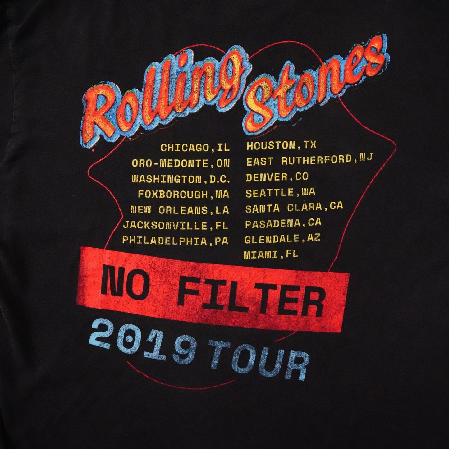 Rolling Stones Tour2019 band tee