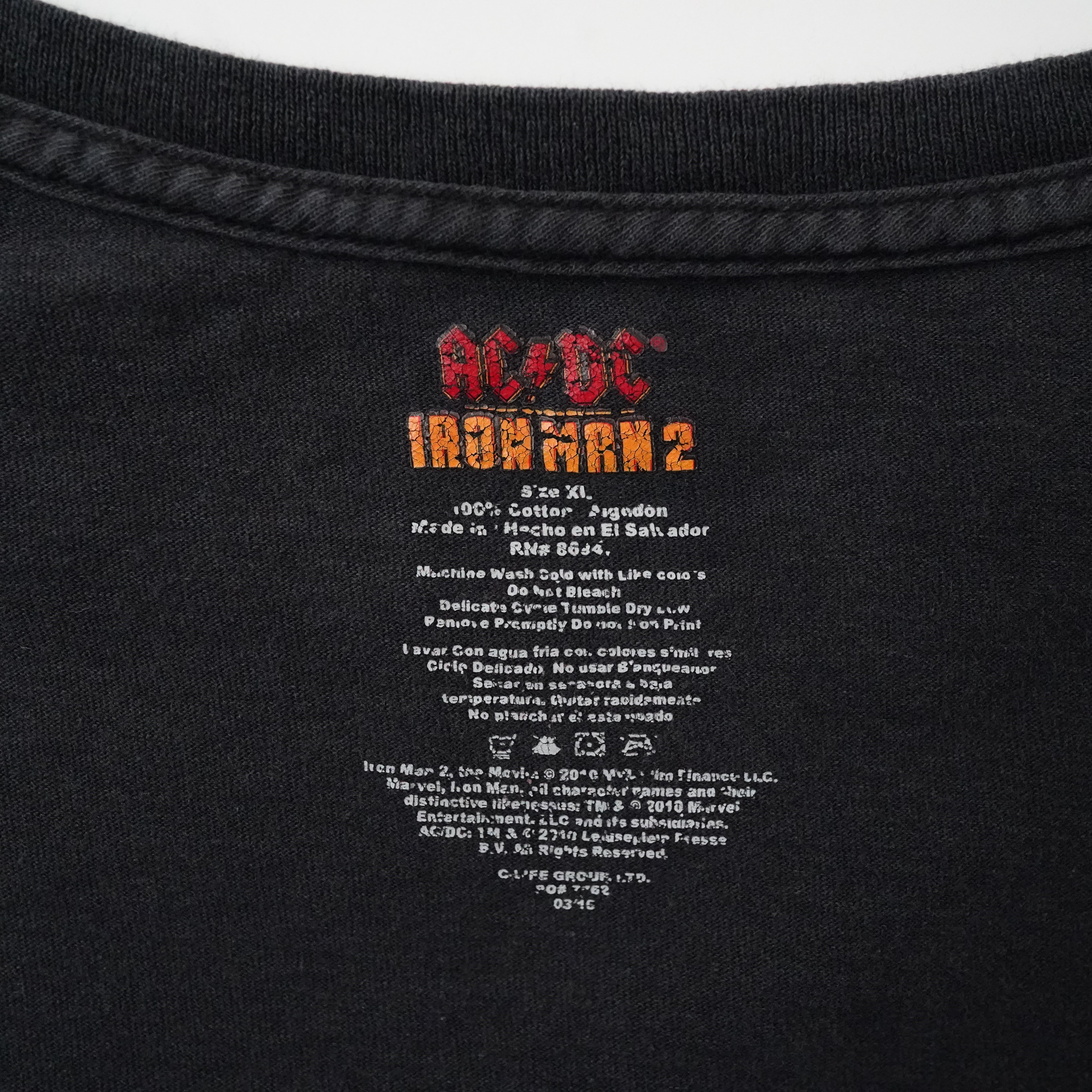 AC/DC IRONMAN tee – NEVERKNOWS