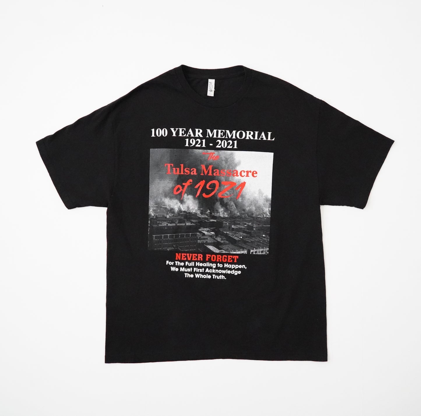 Tulsa Massacre 1921 print tee