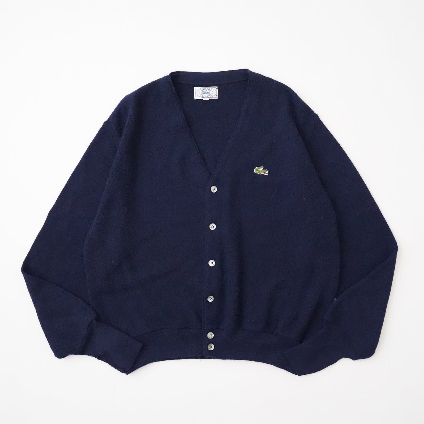 80s LACOSTE cardigan