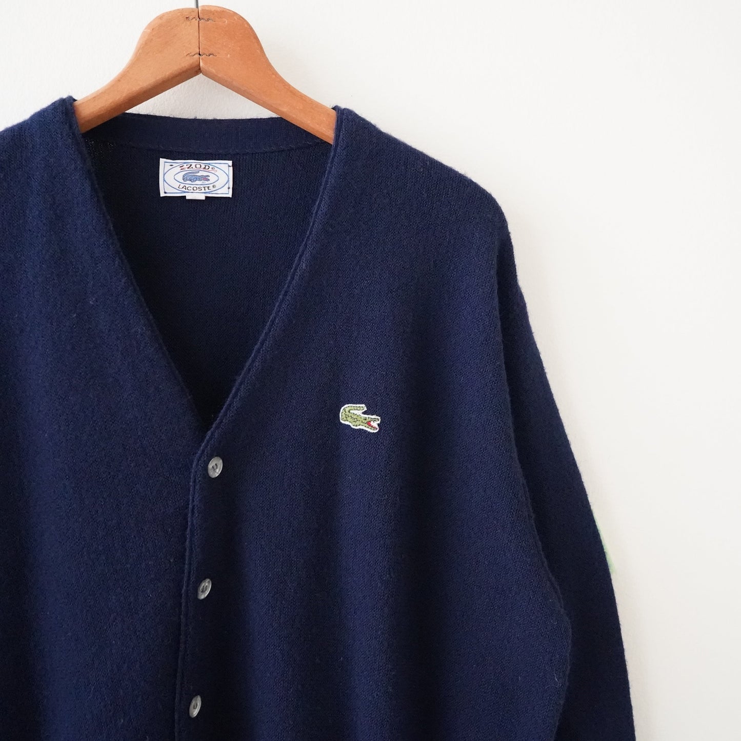 80s LACOSTE cardigan