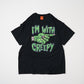 I'M WITH CREEPY tee