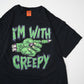 I'M WITH CREEPY tee