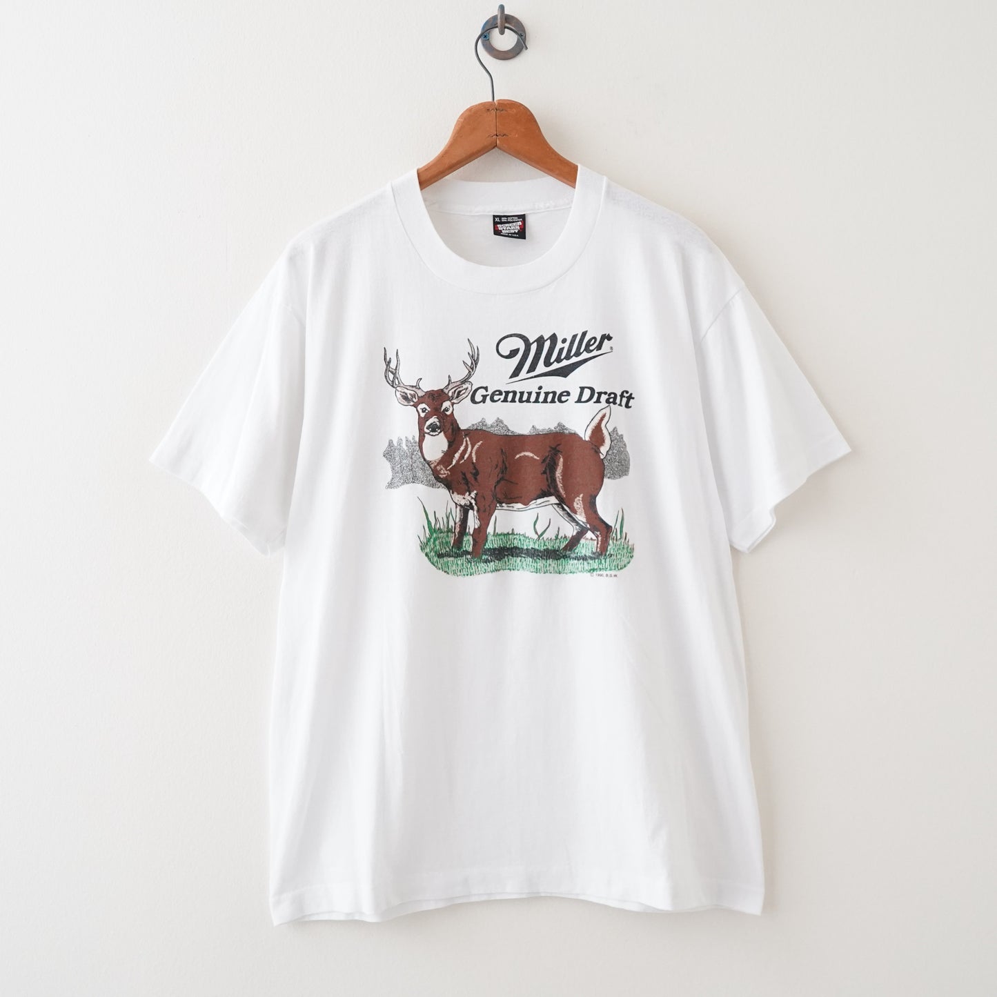 90s miller draft beer tee