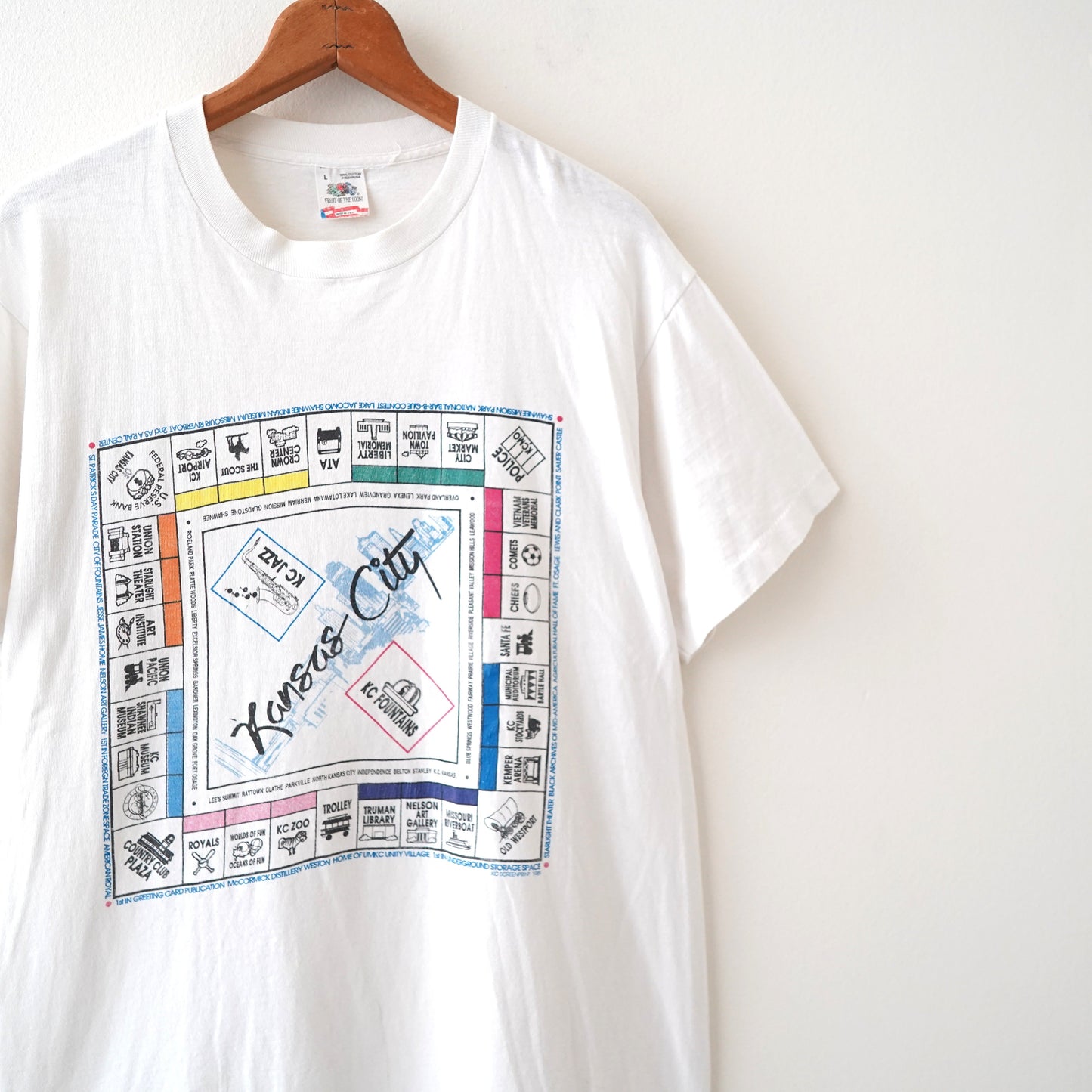 80s print tee