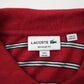 90s LACOSTE border polo shirt