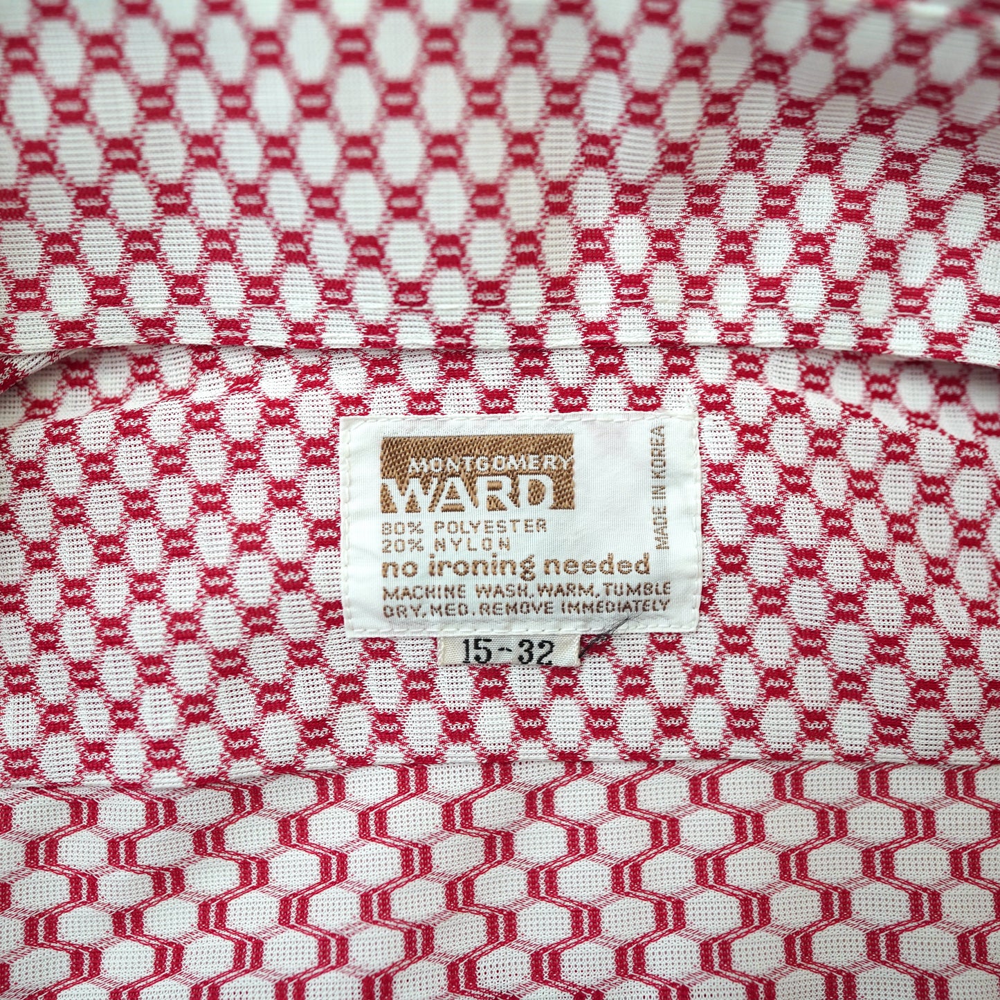 70s argyle shirt