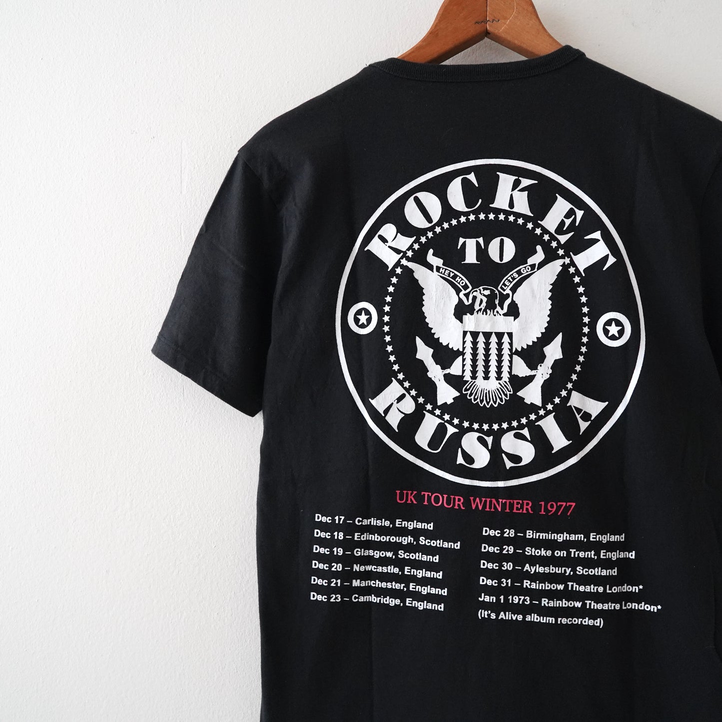 RAMONES print tee