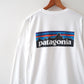 patagonia logo tee