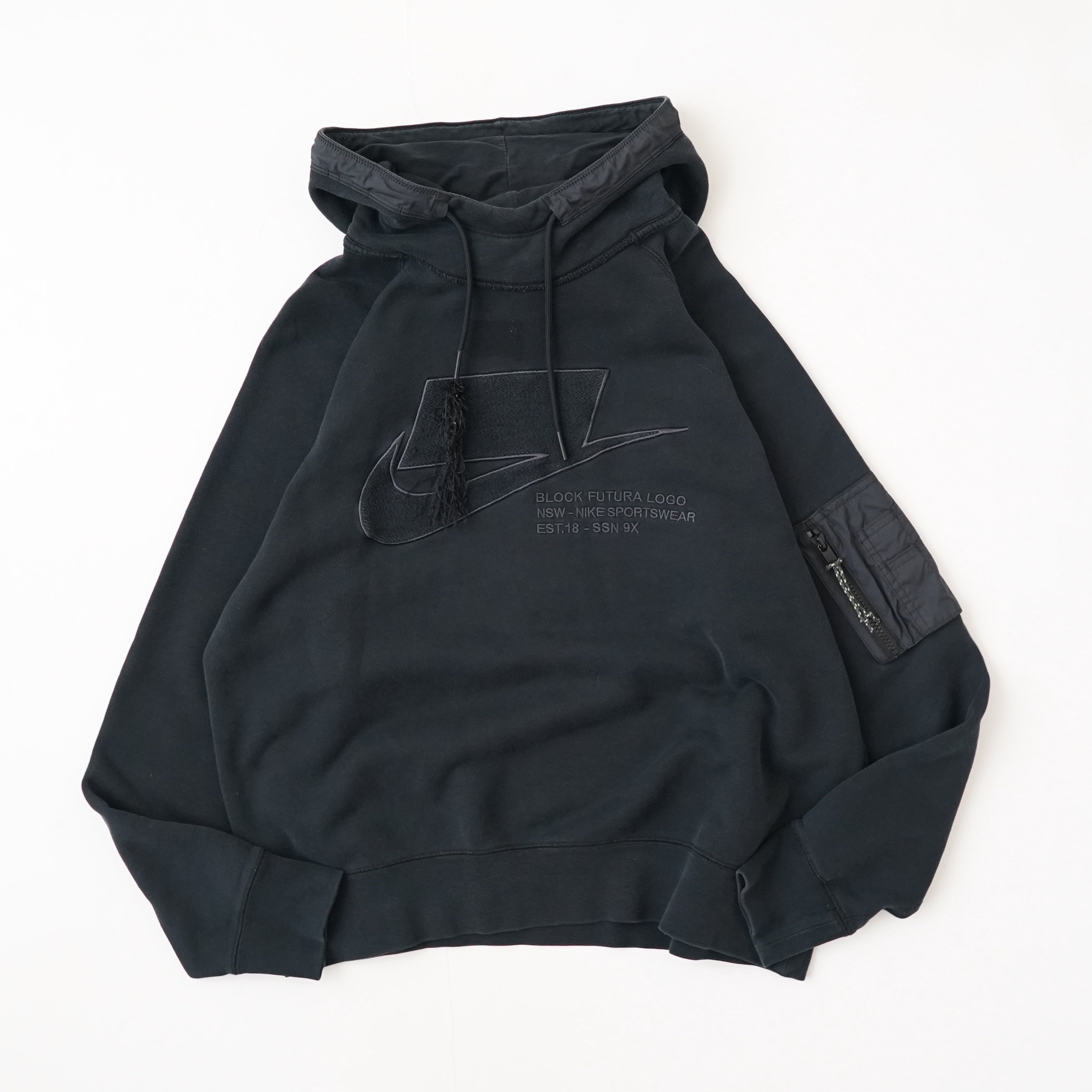 NIKE BLOCK FUTURA LOGO hoodie NEVER KNOWS