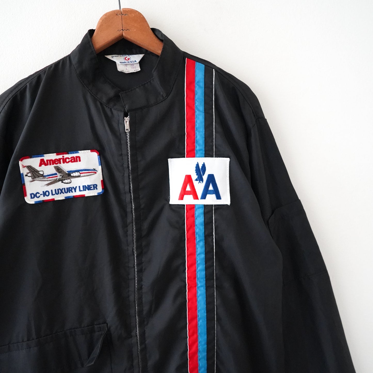 Racing nylon jacket