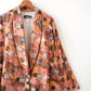 J.ANDREWS stamp collage rayon Jacket