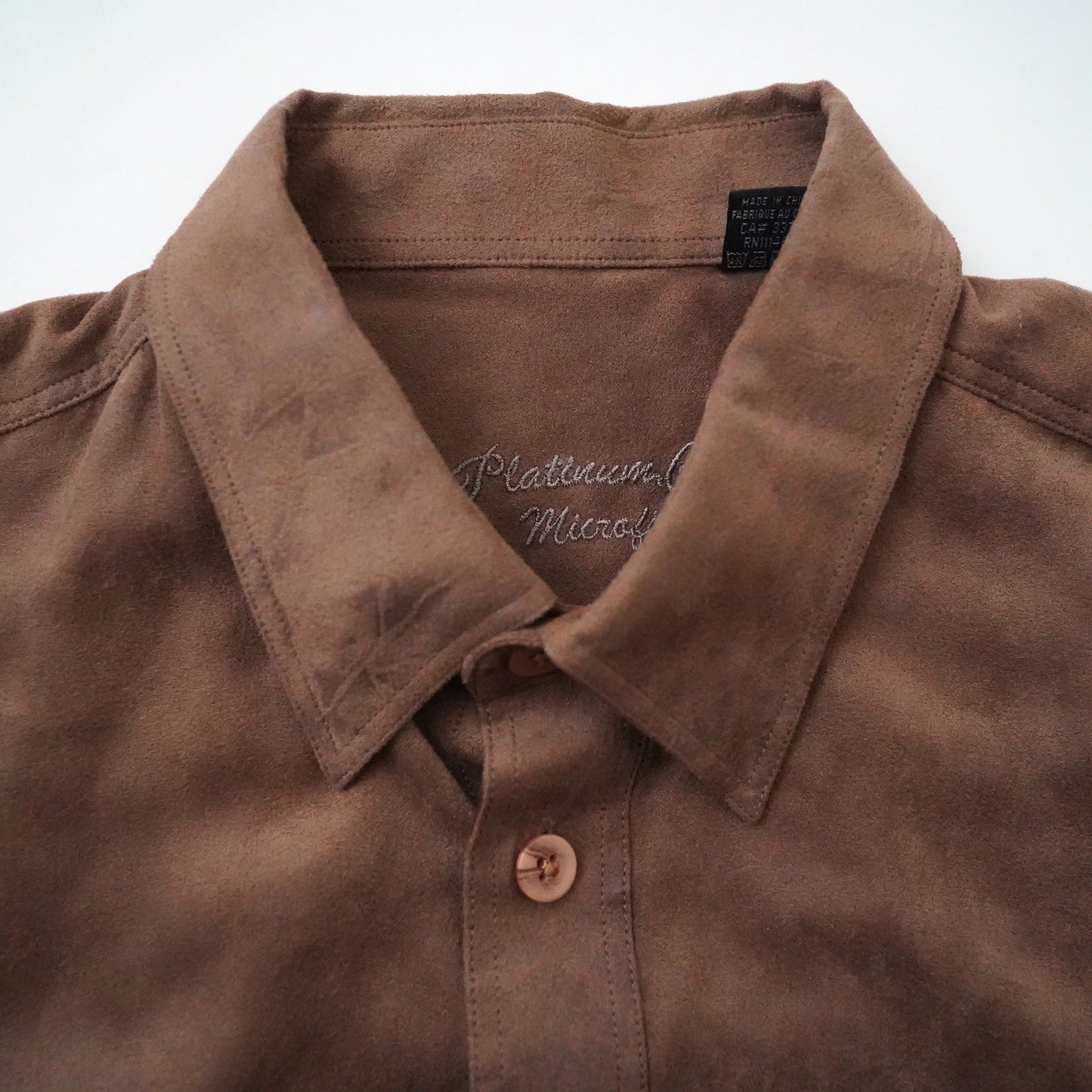 Suede shirt