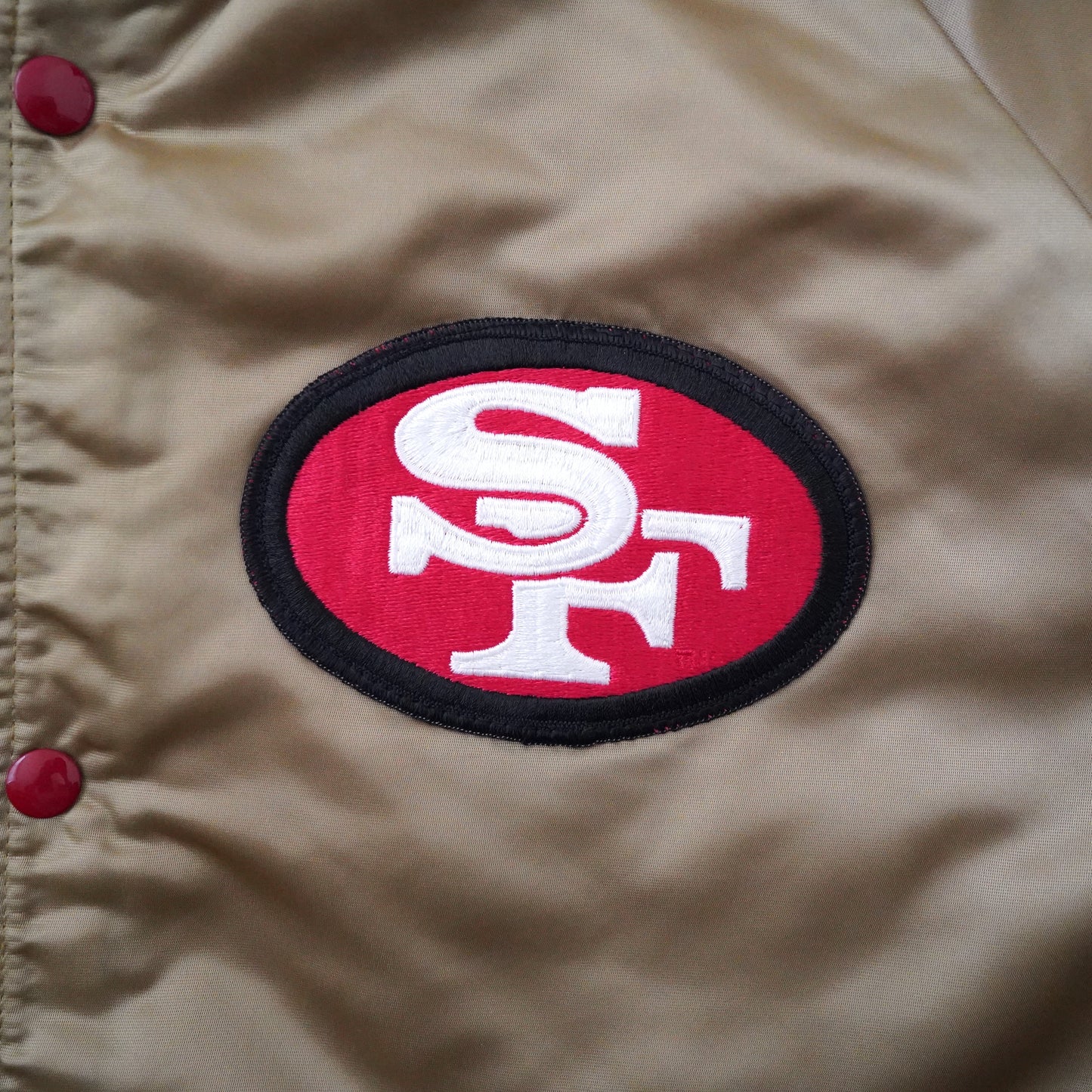 90s Chalk Line 49ERS stadium jacket