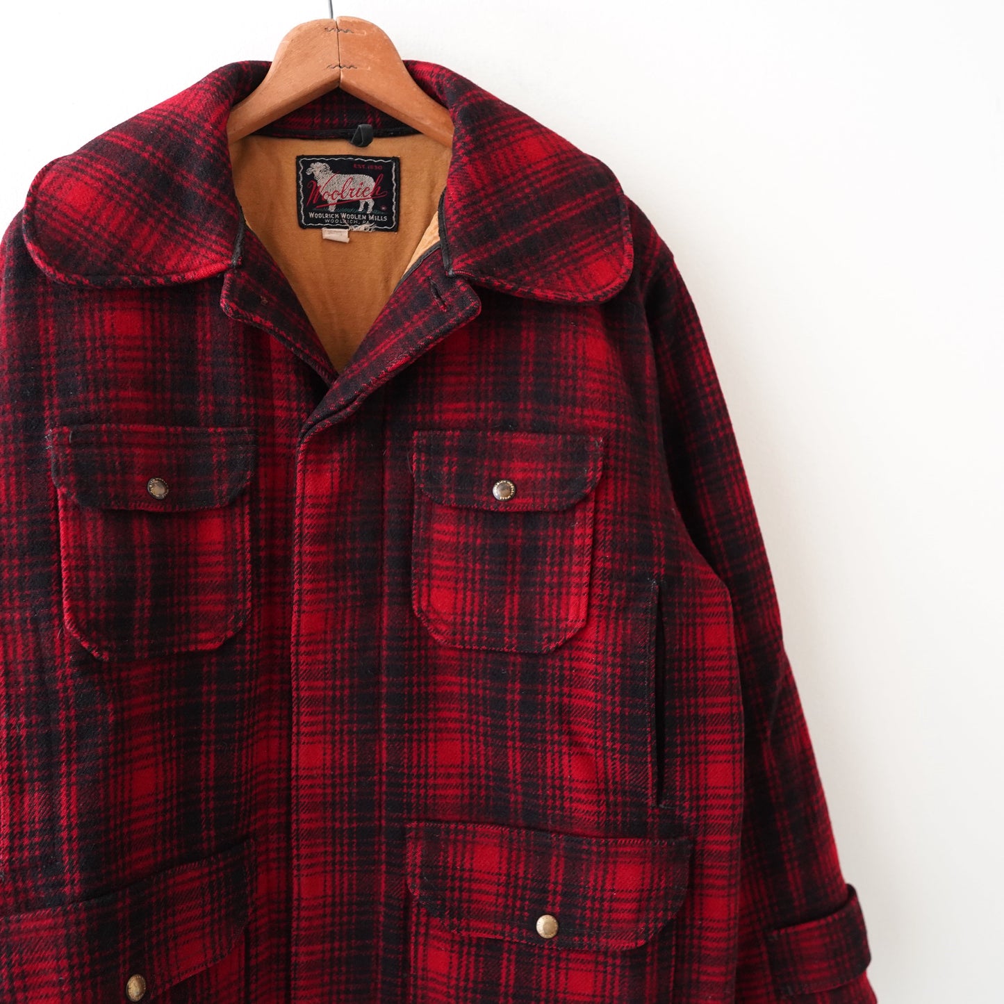 50s WOOLRICH 503 check jacket