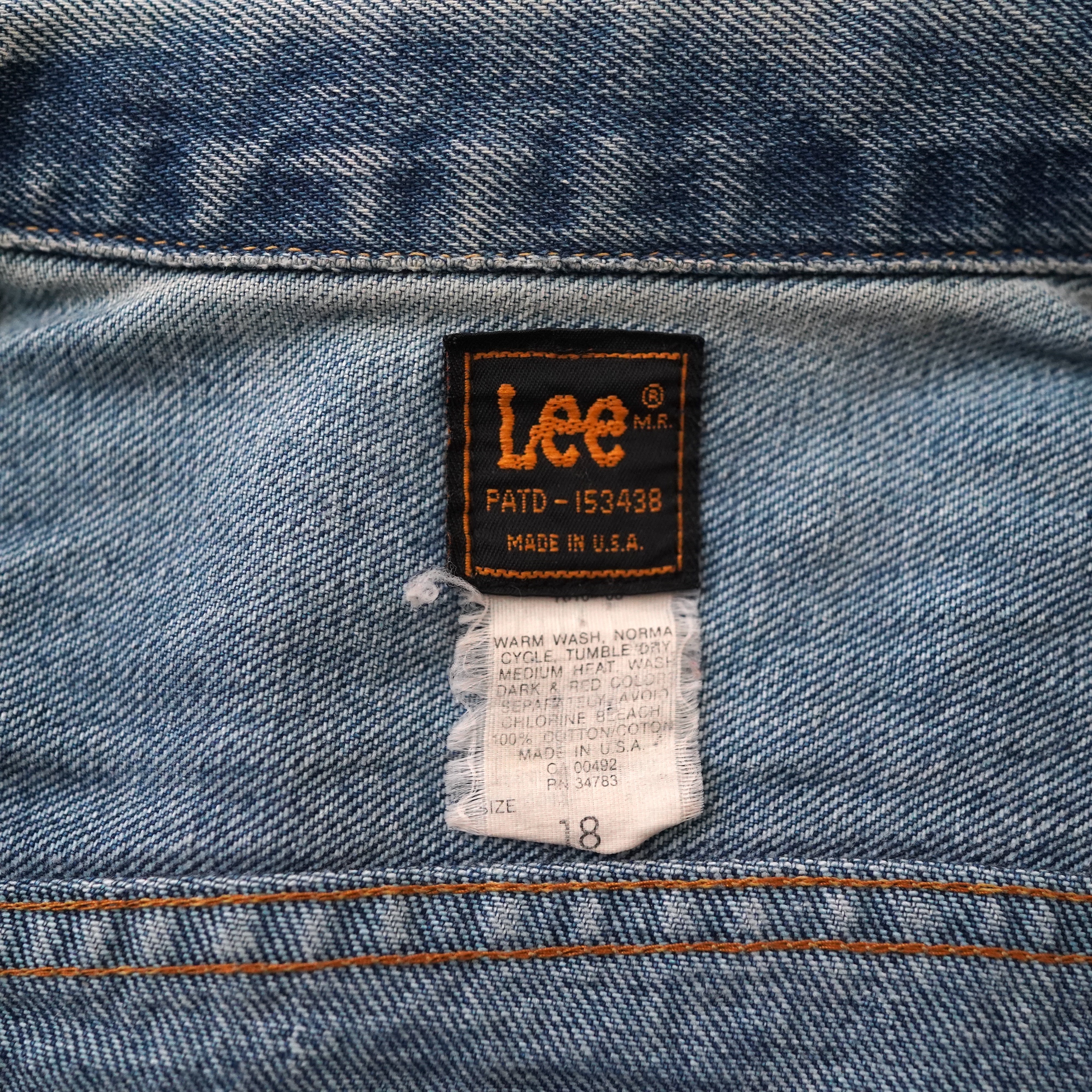 80s Lee denim jacket – NEVERKNOWS