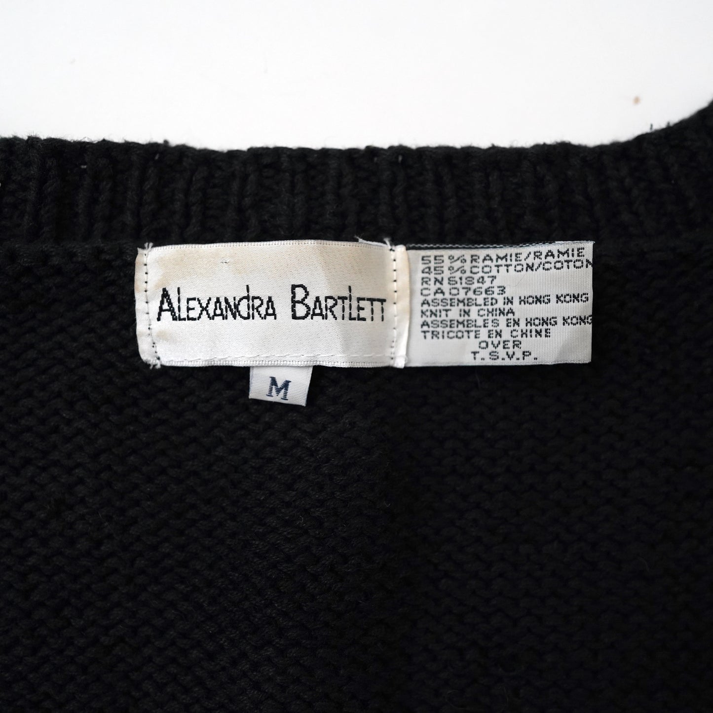 ALEXANDRA BARTLETT cardigan