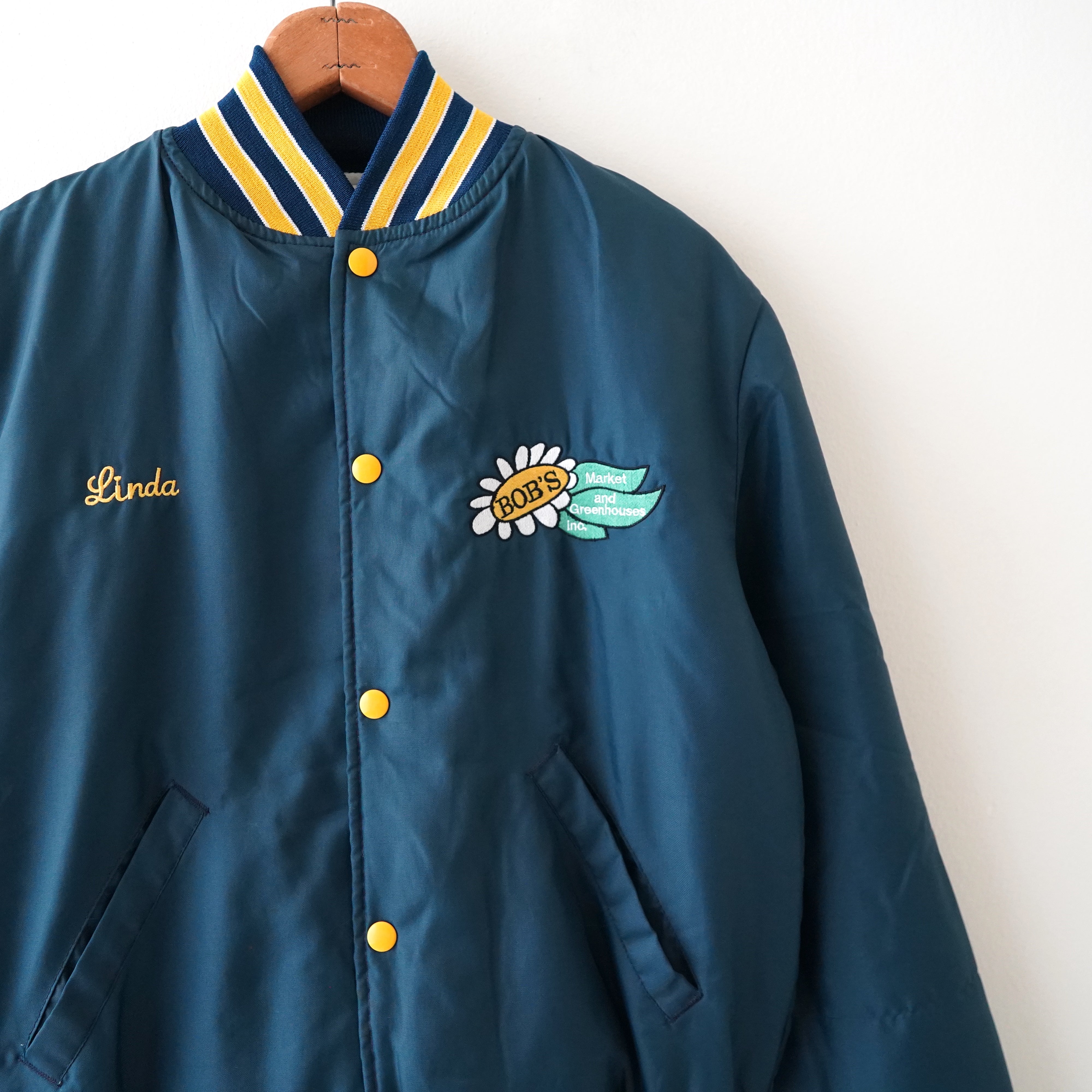 70s Holloway nylon stadium jacket – NEVERKNOWS